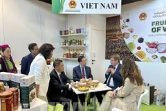 La Embajada de Vietnam en Italia participó en la 41ª Feria agrícola Macfrut, celebrada en Rimini, región de Emilia-Romagna (Italia). (Fuente: VNA)
