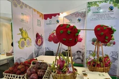 Frutas vietnamitas presentadas en Fruit Logistica 2024. (Fuente: VNA)