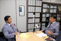 Choe Won Gi, director del Centro de Investigación ASEAN-India de la Academia Diplomática Nacional de Corea del Sur en la entrevista. (Fuente: VNA)