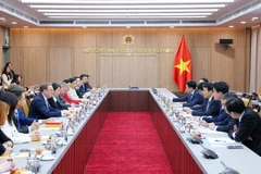 Panorama de la reunión. (Fuente: VNA)