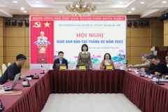 En la conferencia de prensa sobre la organización del Programa de Reunión de Primavera de 2025 y la 16ª Conferencia del Comité de Trabajo Conjunto entre provincias vietnamitas y chinas. (Fuente: baoquangninh.vn)