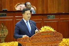 El primer ministro de Camboya, Hun Manet. (Fuente: Xinhua)
