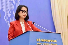 La vocera del Ministerio de Relaciones Exteriores de Vietnam, Pham Thu Hang. (Fuente: VNA)