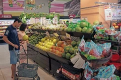En un supermercado en Hanoi (Foto: VNA)