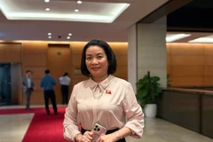 La diputada Nguyen Minh Tam de la delegación de la provincia de Quang Tri puntualizó que el décimo período de sesiones de la Asamblea Nacional consolidó aún más las directrices y políticas del Partido para adaptarse al modelo del gobierno local de dos niveles y a las nuevas necesidades de desarrollo del país. (Fuente: Vietnamplus)
