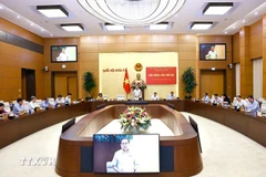 En la 46 reunión del Comité Permanente de la Asamblea Nacional de Vietnam. (Fuente: VNA)