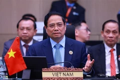 El primer ministro de Vietnam, Pham Minh Chinh, en el evento. (Fuente: VNA)