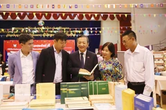 El embajador de Hanoi en Vientiane, Nguyen Minh Tam, en el evento. (Fuente: VNA)