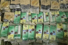 Cantidad de drogas incautadas. (Foto: bocongan.gov.vn)