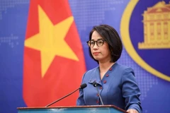 La portavoz del Ministerio de Relaciones Exteriores de Vietnam, Pham Thu Hang. (Fuente: VNA)