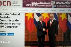 La agencia cubana de noticias ACN informa sobre el XIV Congreso del Partido Comunista de Vietnam. (Fuente: VNA)