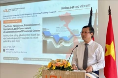 Nguyen Van Phuc viceministro de Educación y Formación de Vietnam habla en el evento. (Fuente: VNA)