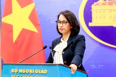 La portavoz del Ministerio de Relaciones Exteriores, Pham Thu Hang. (Fuente: VNA)