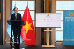 El embajador Do Hung Viet, jefe de la representación permanente de Vietnam ante la Organización de las Naciones Unidas, en el evento. (Fuente: VNA)