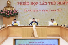 El primer ministro vietnamita, Pham Minh Chinh, en el evento. (Fuente: VNA)