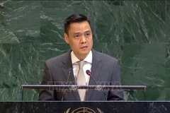 El embajador Dang Hoang Giang, jefe de la misión permanente de Vietnam ante la Organización de las Naciones Unidas. (Fuente: VNA)
