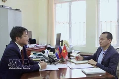 En la entrevista. (Fuente: VNA)