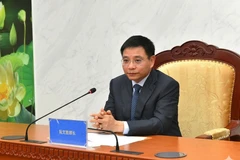 El ministro de Finanzas de Vietnam, Nguyen Van Thang, en el evento. (Fuente: Ministerio de Finanzas)