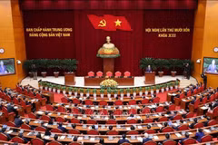 Panorama del XIV Pleno del Comité Central del Partido Comunista de Vietnam (PCV) del XIII mandato. (Fuente: VNA)