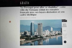 Un artículo de la revista de moda, belleza y estilo de vida Grazia llama a Da Nang el “Miami de Asia”. (Fuente: VNA)
