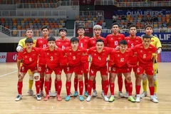 La selección vietnamita de futsal masculino. (Fuente: VNA)