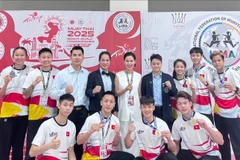 El equipo vietnamita de Muay obtuvo cuatro medallas de oro, seis de plata y cuatro de bronce en el evento. (Fuente: hanoimoi.vn)