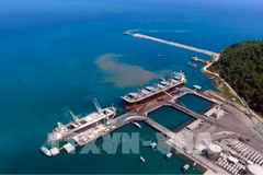 El proyecto del Puerto de Chan May aprovecha las ventajas de un puerto natural de aguas profundas para mejorar la capacidad de carga, descarga y almacenamiento de mercancías. (Fuente: VNA)
