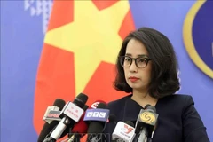 La portavoz del Ministerio de Relaciones Exteriores de Vietnam, Pham Thu Hang. (Fuente: VNA)