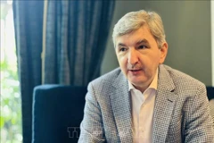 El embajador lituano en Singapur y concurrente en Vietnam, Darius Gaidys. (Fuente: VNA)
