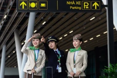 Trabajadores de Bamboo Airways. (Fuente: VNA)