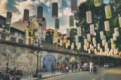 Calle mural de Phung Hung, Hanoi. (Foto: baovanhoa.vn)