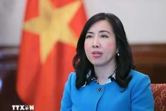 La vicecanciller vietnamita Le Thi Thu Hang. (Fuente: VNA)