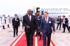 El presidente sudafricano Cyril Ramaphosa inicia visita a Vietnam. (Fuente: VNA)
