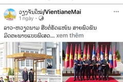 El artículo del periódico Vientiane Mai. (Foto: Captura de pantalla)