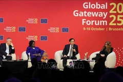 El viceprimer ministro vietnamita Bui Thanh Son en el evento. (Fuente: VNA)