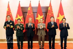Los ministros de Relaciones Exteriores, de Defensa y de Seguridad Pública de Vietnam y China en el primer diálogo estratégico “3+3”. (Fuente: VNA)