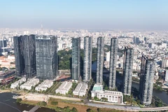 El proyecto de apartamentos de lujo Grand Marina está ubicado en una zona privilegiada en pleno centro de Ciudad Ho Chi Minh. (Foto: VNA)