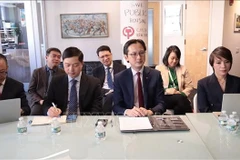 La parte vietnamita en el encuentro. (Fuente: VNA)