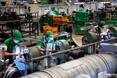La Zona de Procesamiento de Exportación de Tan Thuan se conecta con el Puerto de Tan Thuan para formar un ecosistema de producción y exportación en Ciudad Ho Chi Minh. (Foto: VNA)