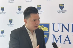Collins Chong Yew Keat, analista de asuntos exteriores, seguridad y estrategia de la Universidad de Malaya, Malasia, en la entrevista. (Fuente: VNA)