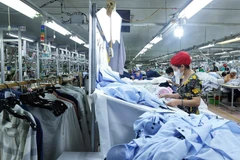 Producción de textiles para la exportación. (Fuente: VNA)