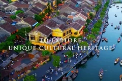 La imagen de la ciudad antigua de Hoi An en el video de CNN. (Fuente: Administración Nacional de Turismo)