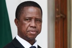 El expresidente de Zambia, Edgar Lungu. (Fuente: Internet)