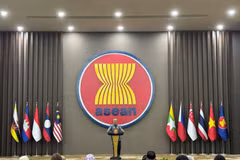 El presidente de Timor Leste, José Ramos Horta, habla en la Secretaría de la ASEAN.