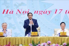 El primer ministro Pham Minh Chinh en el evento. (Fuente: VNA)