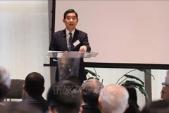 El embajador de Hanoi en Bangkok, Pham Viet Hung, habla en el evento. (Fuente: VNA)