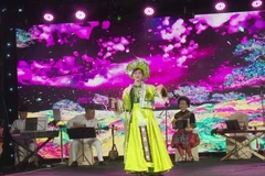Una de las actuaciones en el evento. (Fuente: VNA)