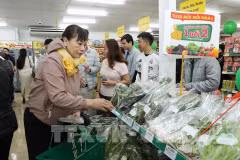 En una tienda de la empresa de Comercio Bach Hoa Xanh. (Fuente: VNA)