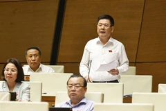 El ministro de Industria y Comercio, Nguyen Hong Dien, habla en el evento. (Fuente: VNA)