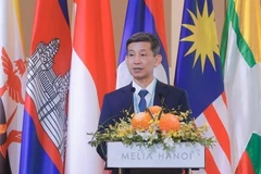 Nguyen Danh Hoang Viet, jefe del Departamento de Educación Física y Deportes perteneciente al Ministerio de Deporte, Cultura y Turismo de Vietnam, habla en el evento. (Fuente: VNA)